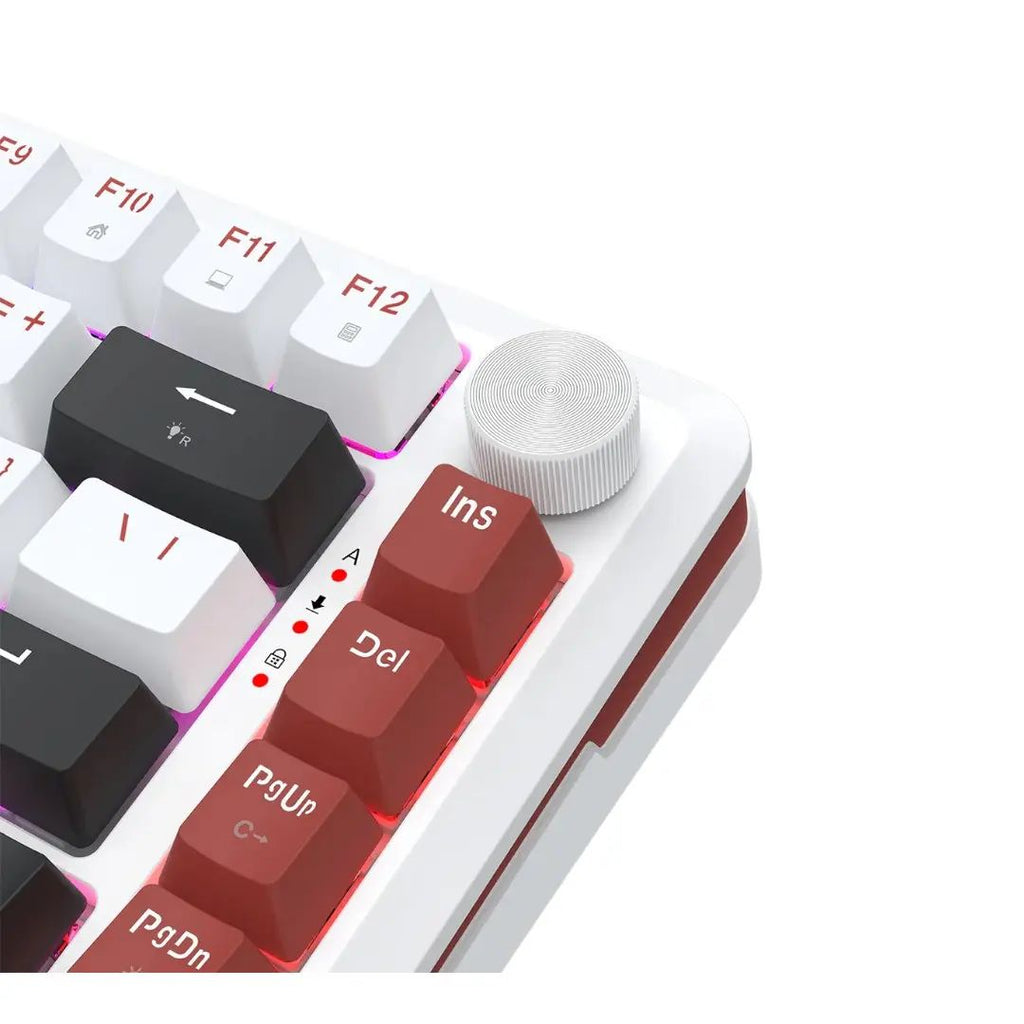 TJM Redragon K721WRB Stormhunter Magnetic Wired - White Red