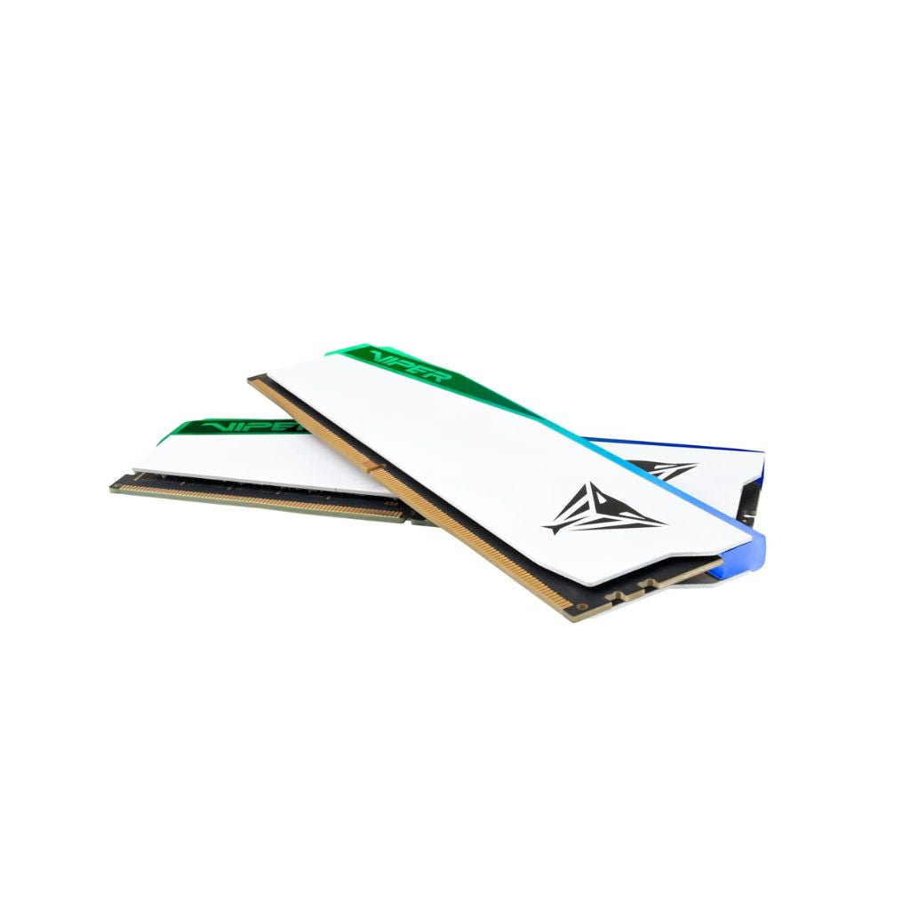TJM Patriot Viper Elite 5 DDR5 RAM 32GB (2x16GB) 6000MHz RGB CL30 - White