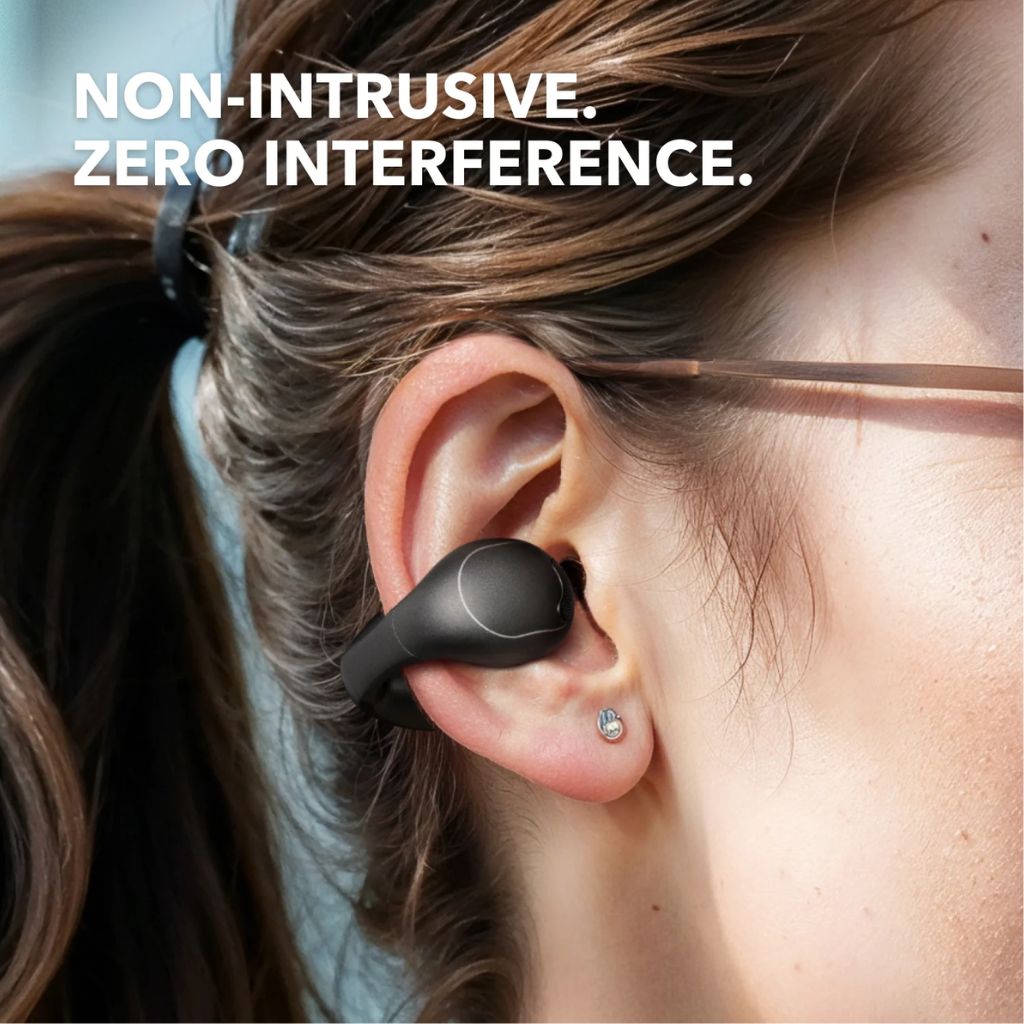 TJM Anker soundcore C40i Clip-On Earbuds- Dark Gray