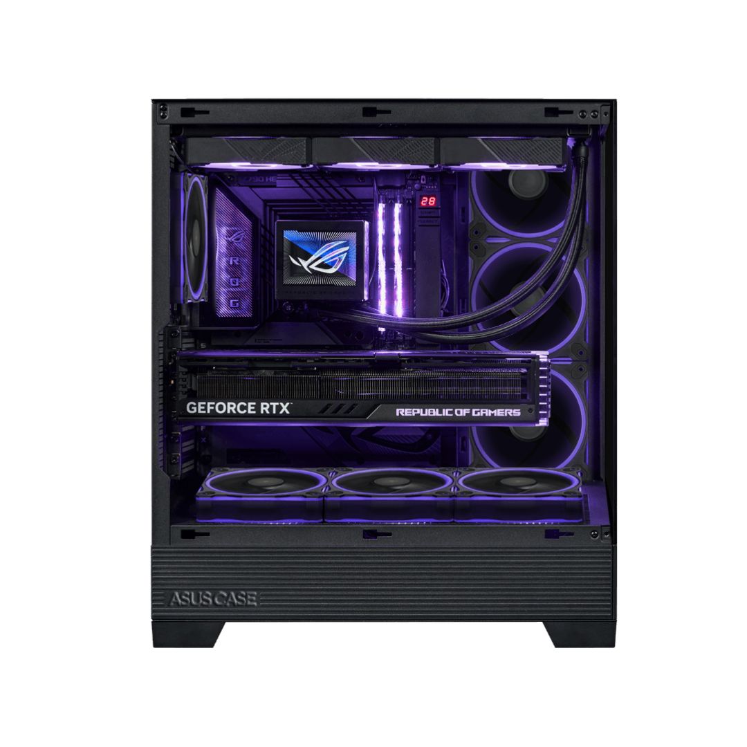 TJM ASUS A31 PLUS Case , 4 Fan ARGB - Black