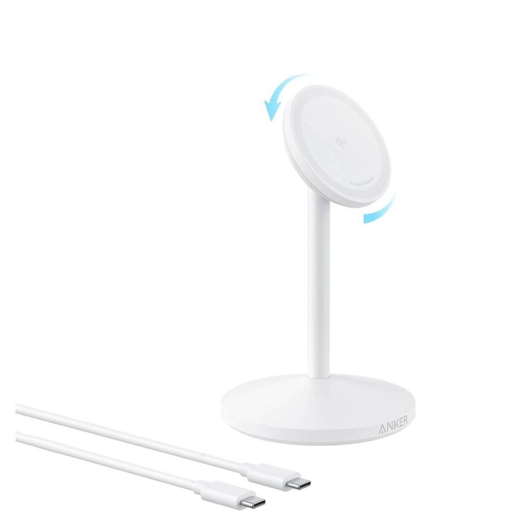 TJM Anker MagGo Wireless Charger Stand - White