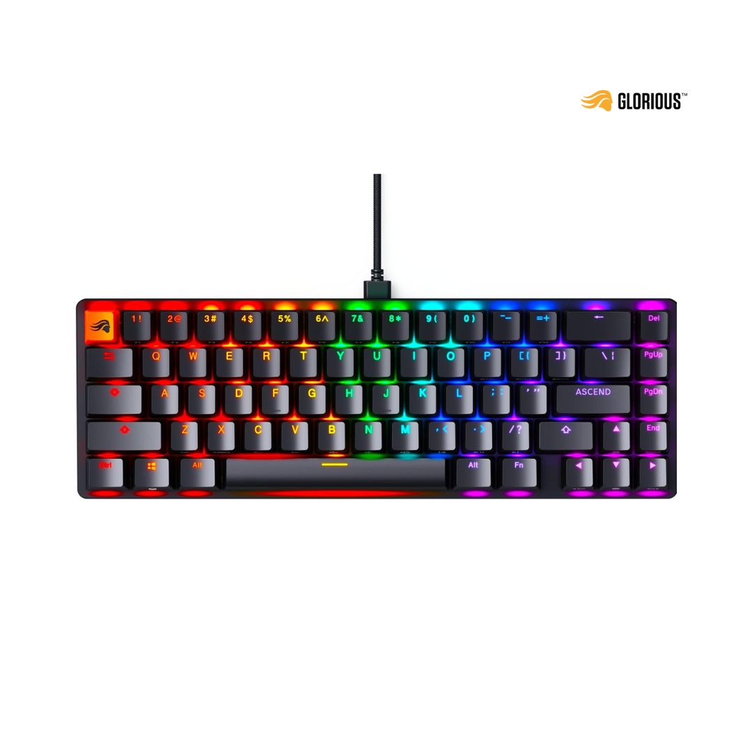 TJM Glorious GMMK 2 65% Compact TKL Keyboard - Black