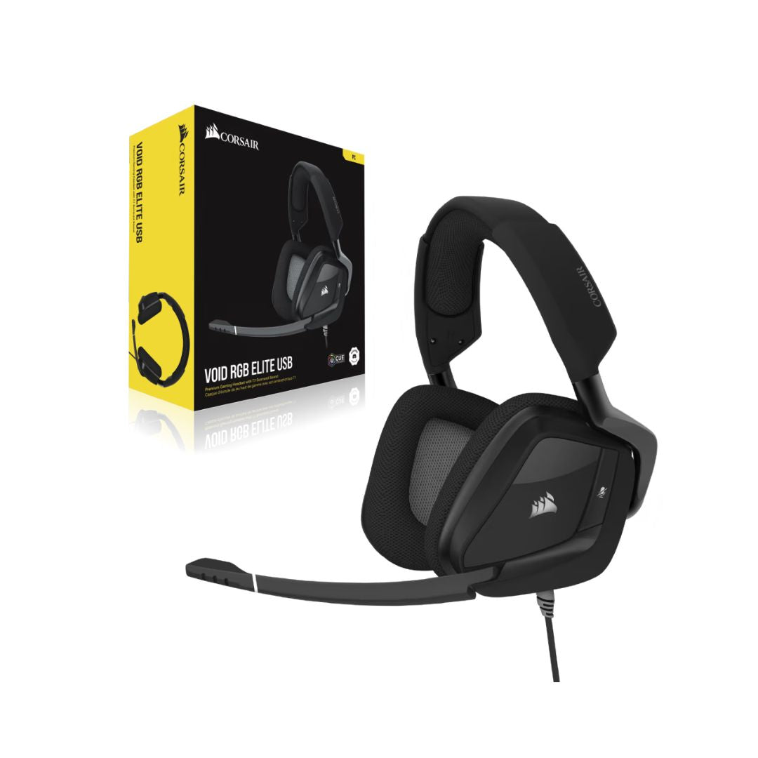 TJM Corsair Void ELITE USB Carbon Headphones