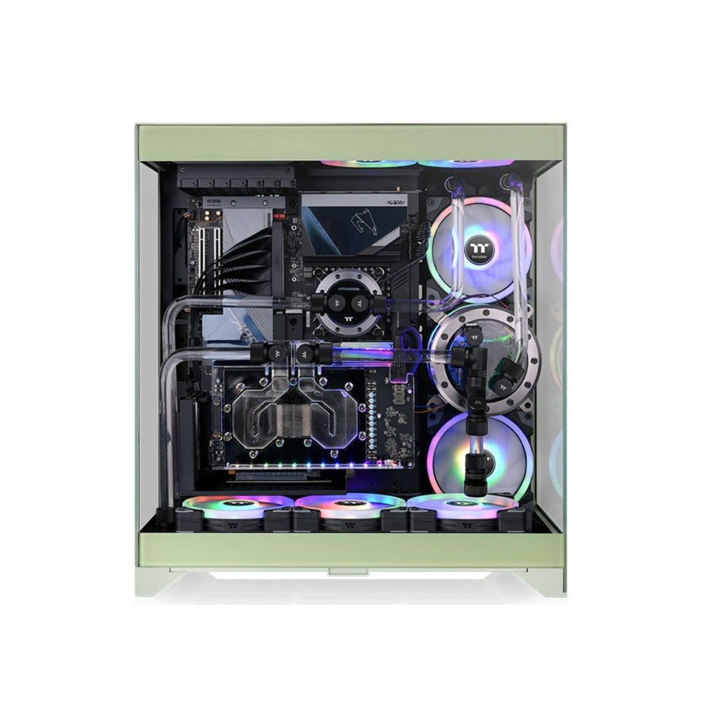 TJM Thermaltake CTE E550 TG Mid Tower - Matcha Green
