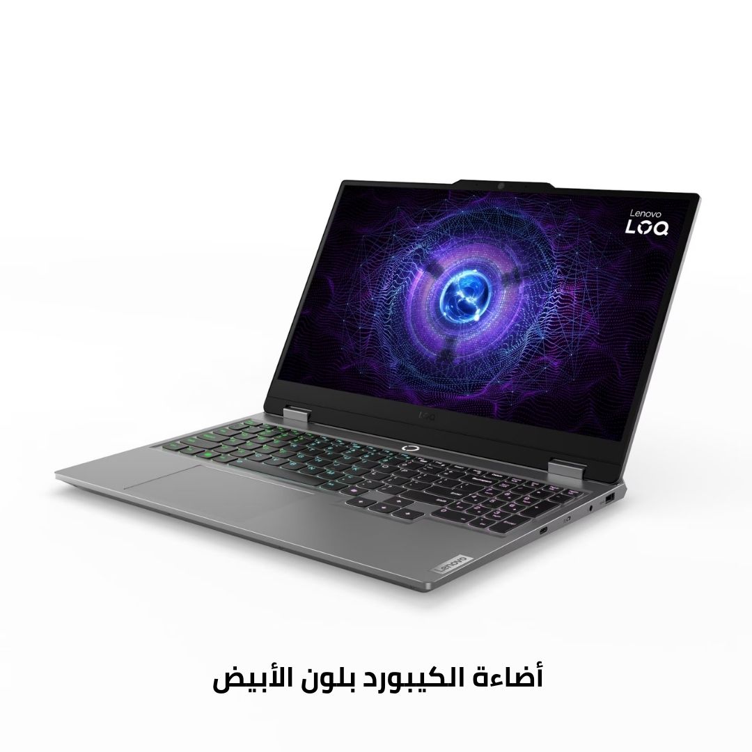TJM Lenovo LOQ 15IRX9 - (73PS) Intel Core i5-13450HX, RAM 16GB, SSD 512GB, RTX 3050 6GB, 15.6 Inch FHD IPS 144Hz, Luna Gray