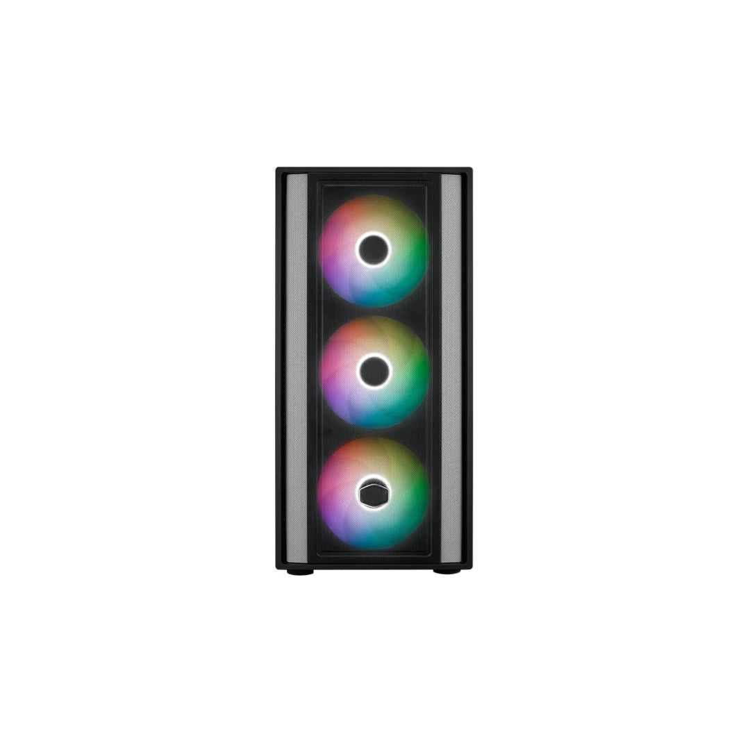 TJM Cooler Master MasterBox 600 Mid Tower 4 Fan - Black