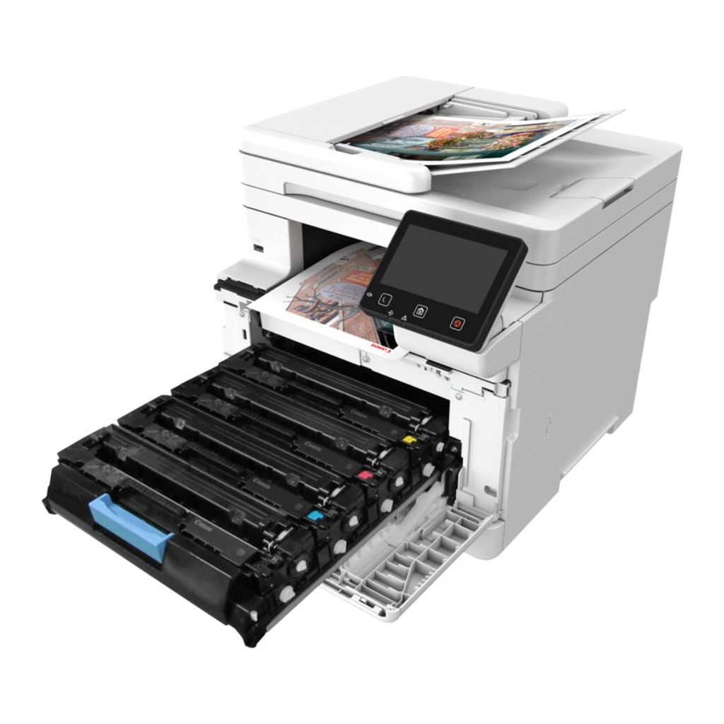 TJM Canon i-SENSYS MF664Cdw Wi-Fi, Colour All-in-1 Laser Printer (Print, Copy, Scan)