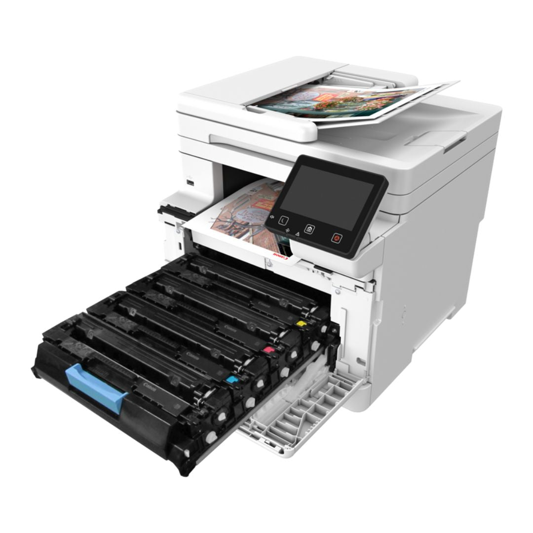 TJM Canon i-SENSYS MF664Cdw Wi-Fi, Colour All-in-1 Laser Printer (Print, Copy, Scan)