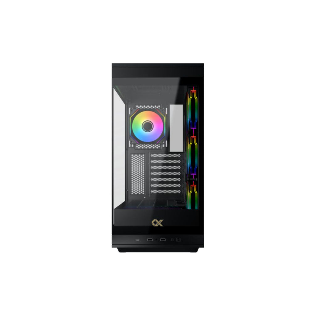 TJM Xigmatek Meta Mid Tower Case - Black