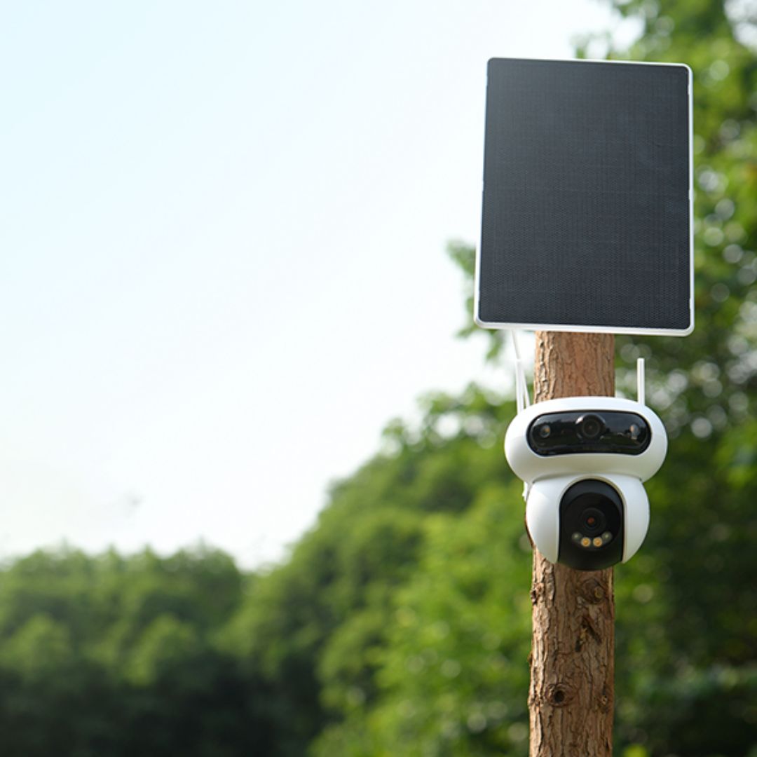 TJM Ezviz HB90x Dual Lens 4G Security Camera + Solar Panel Kit