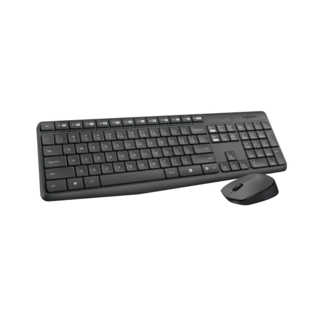 TJM Logitech MK235 ADVANCED Wireless Keyboard and Mouse Combo