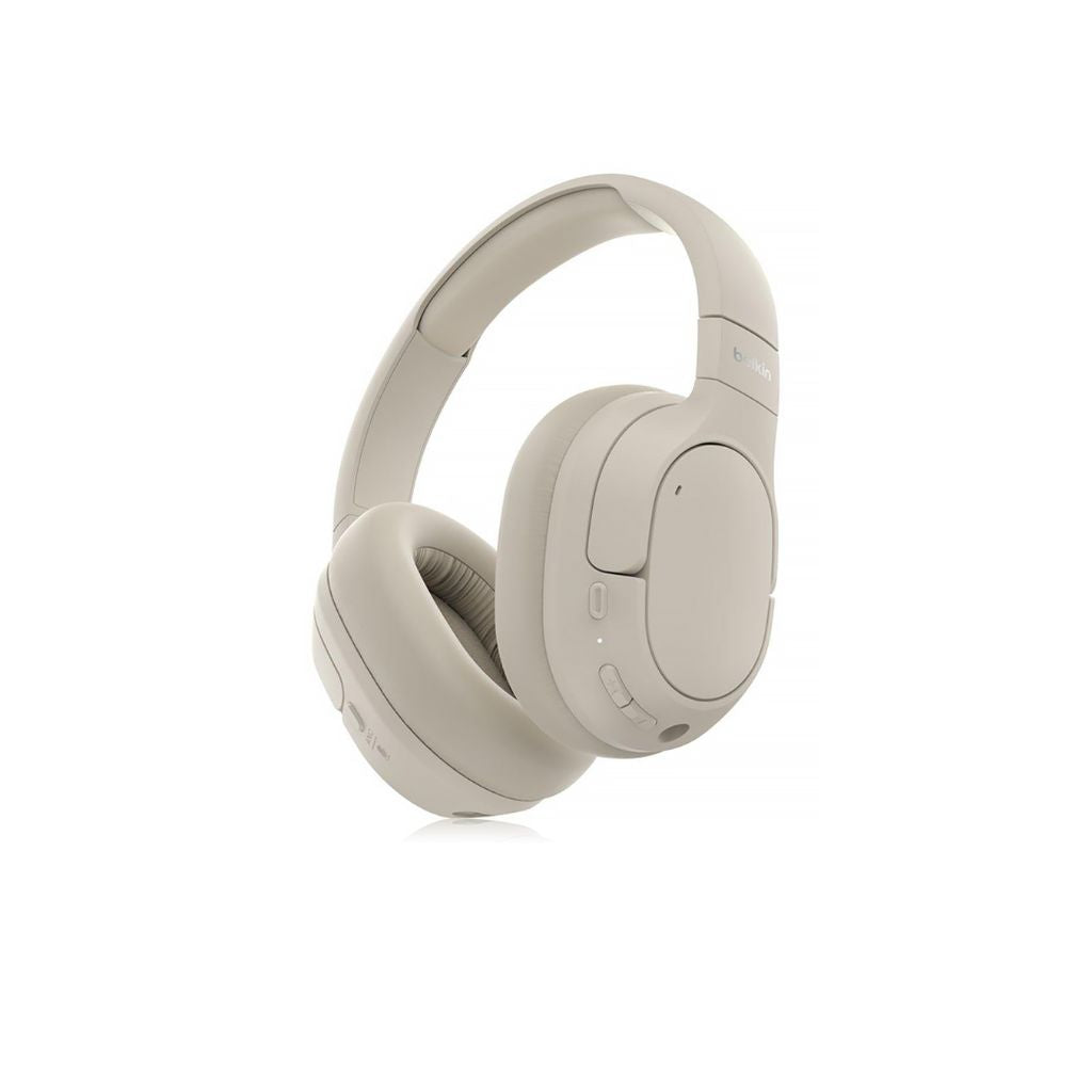 TJM Belkin  SoundForm Isolate Noise Cancelling Over-Ear Headphones - Sand