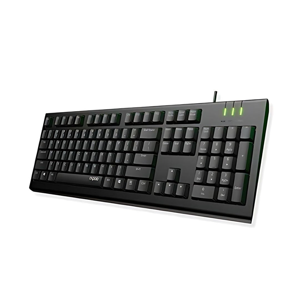 TJM Rapoo NK1900 Wired Keyboard Noiseless Keys