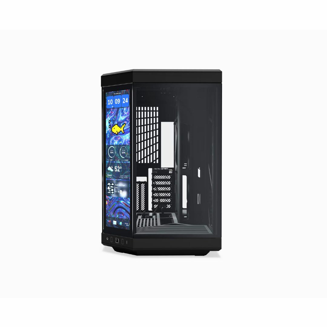 TJM HYTE Y70 touch infinite Mid Tower ATX Case - Pitch Black