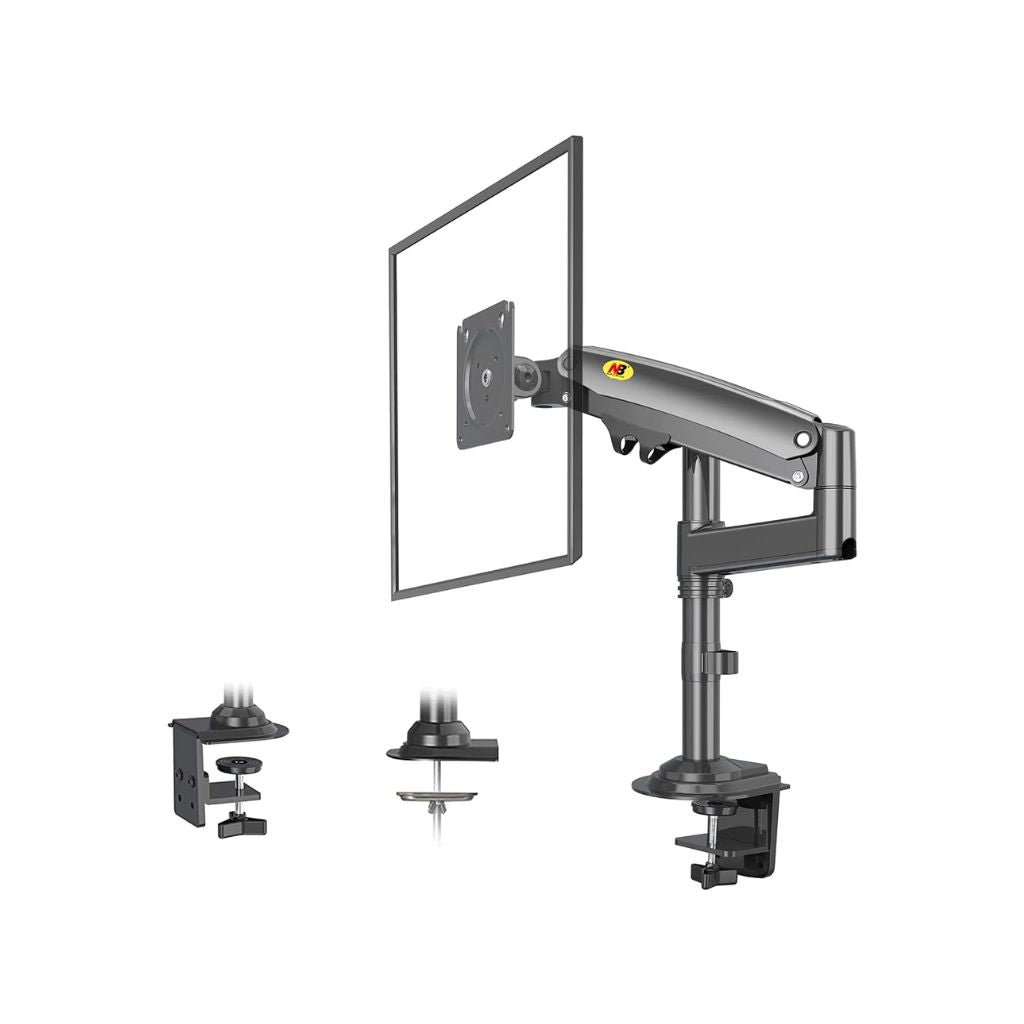 TJM NB H100 Single Monitor Desk Mount Up to 32"