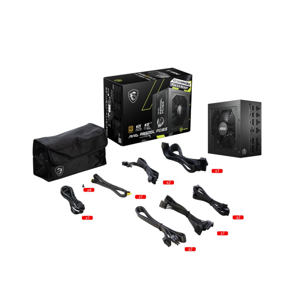 TJM MSI MAG A650GL - 650W 80 Plus Gold Fully Modular