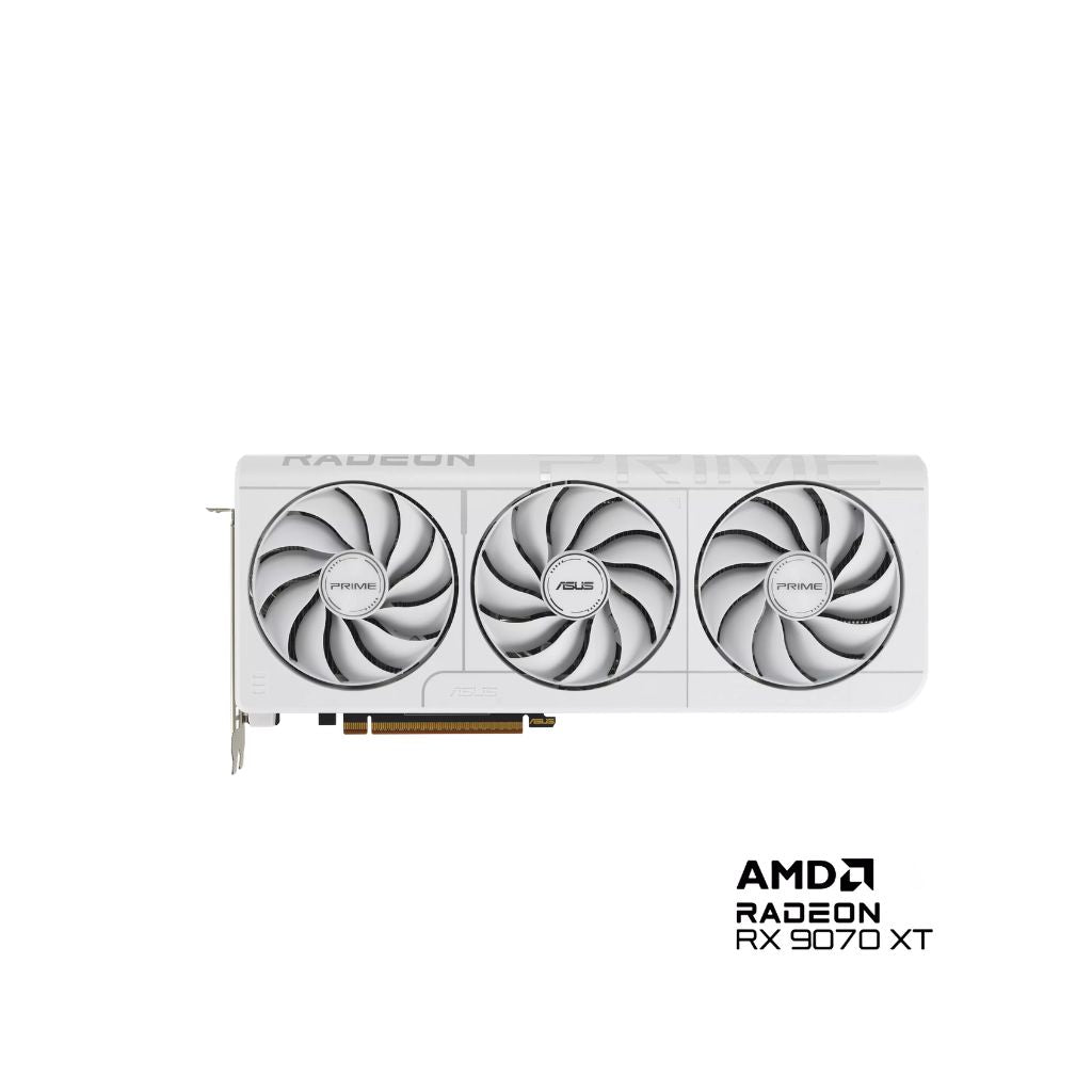 TJM ASUS Prime Radeon™ RX 9070 XT White OC Edition 16GB GDDR6