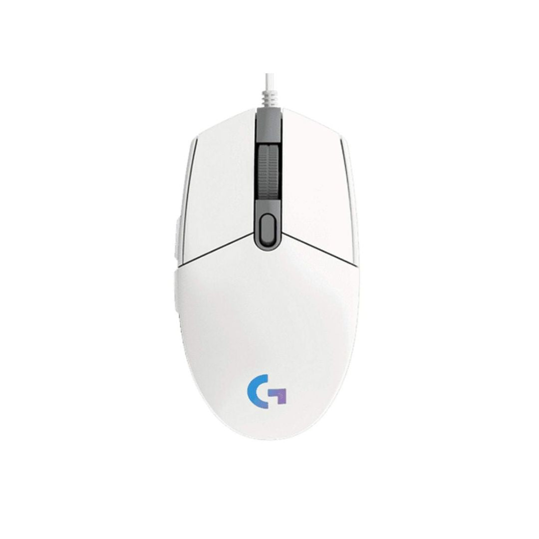 TJM Logitech G102 White Wired Gaming Mouse