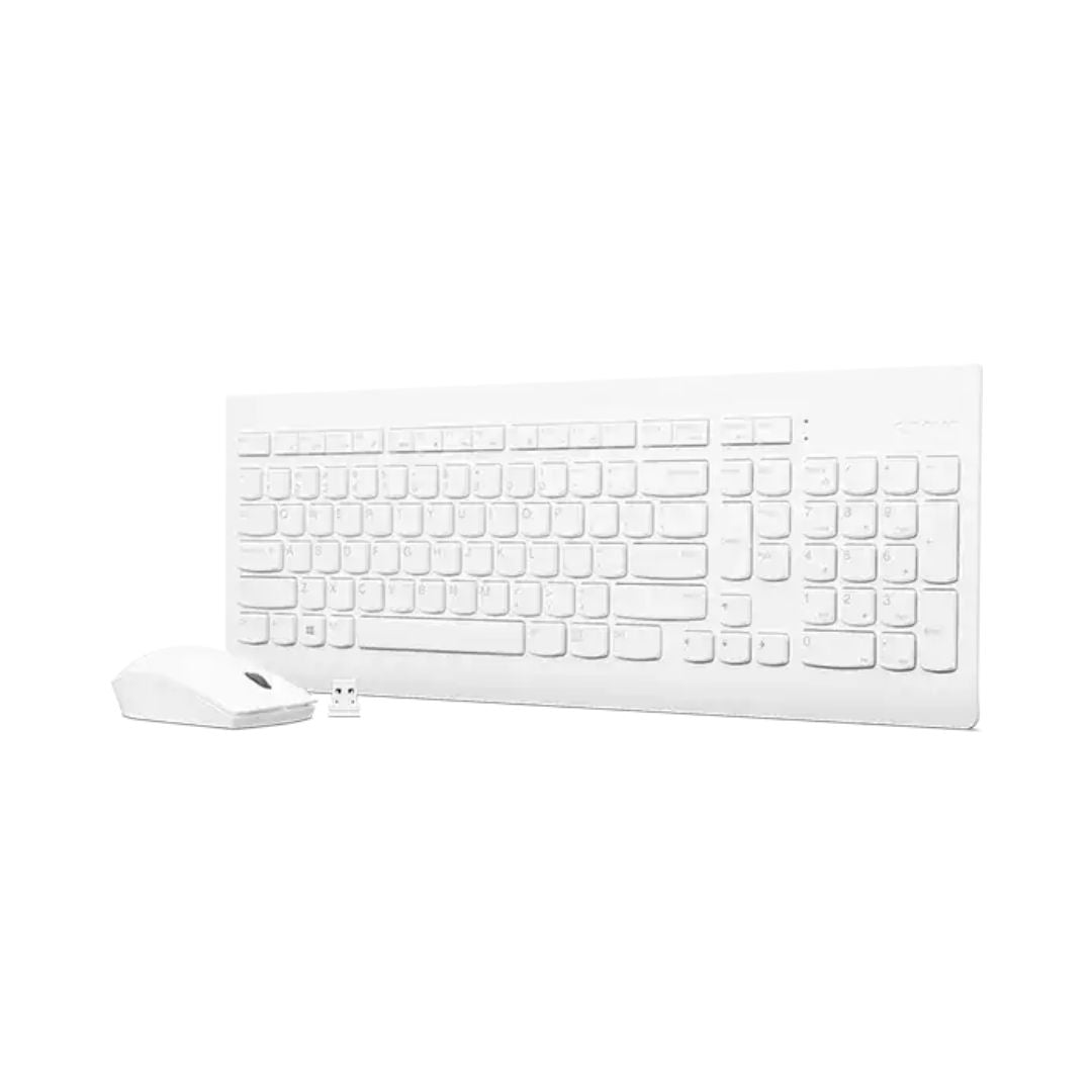 TJM Lenovo 510 Wireless Combo Keyboard & Mouse - White