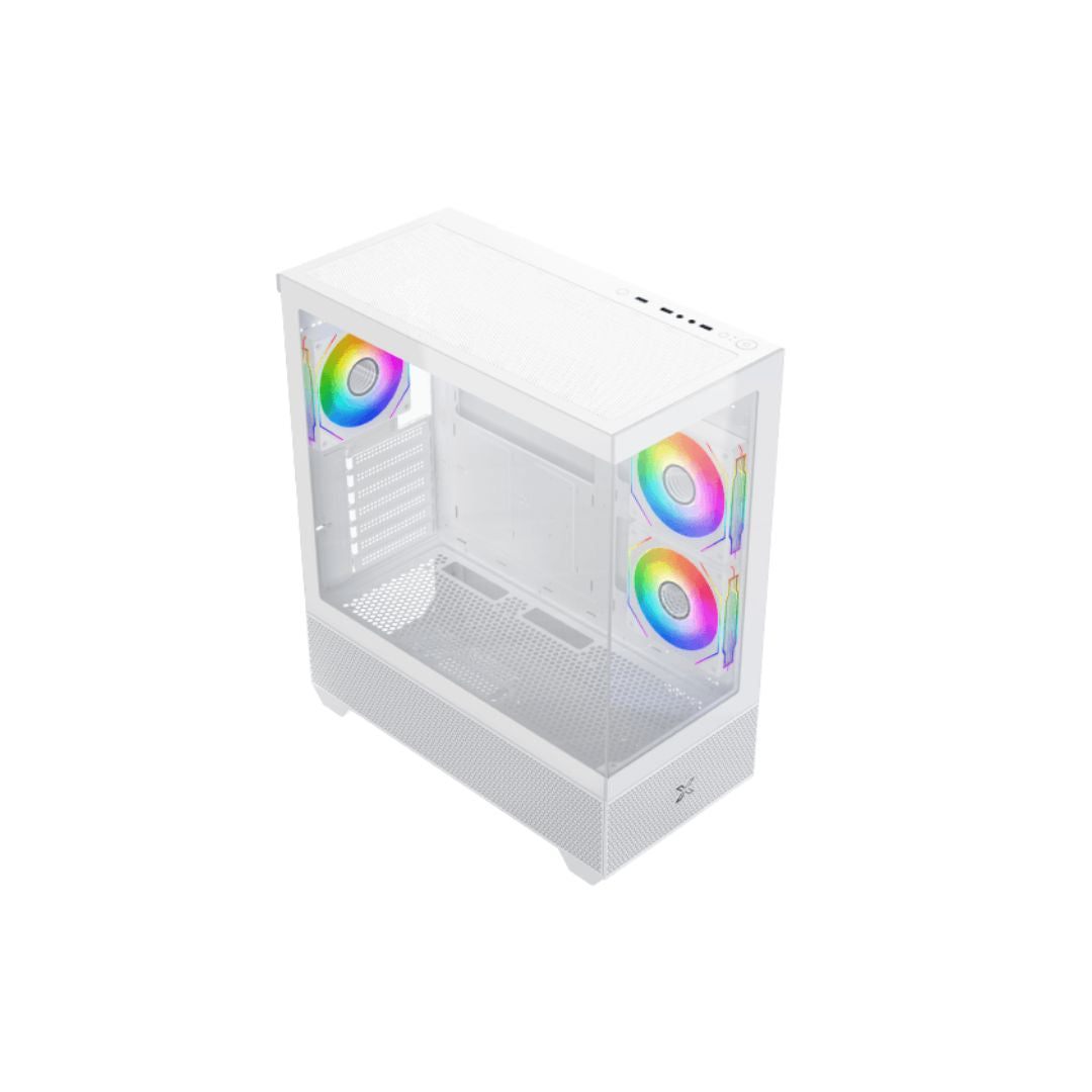 TJM Xigmatek Alphard Arctic Mid Tower Case - White