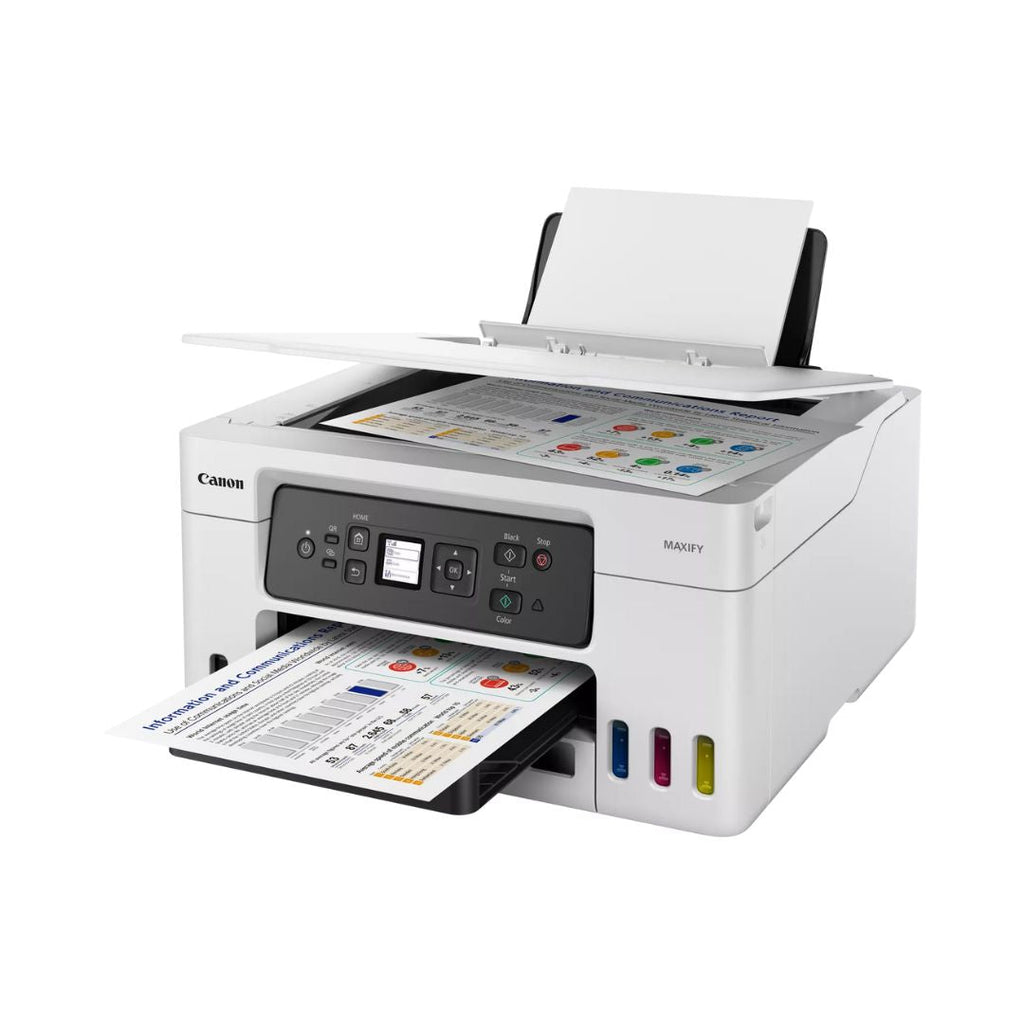 TJM Canon MAXIFY GX3040 Wireless 3-in-1 Refillable MegaTank Inkjet Printer