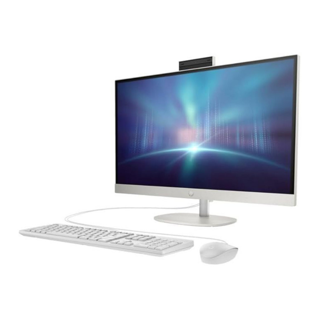 TJM All in One HP 24-CR0323NH, Intel Core i5-1335U, RAM 8GB, SSD 512GB, Intel Iris Xe Graphics, 24 FHD IPS Touch Screen, Shell white