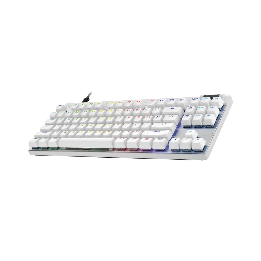TJM Logitech G PRO X TKL RAPID Wired Gaming Keyboard - White