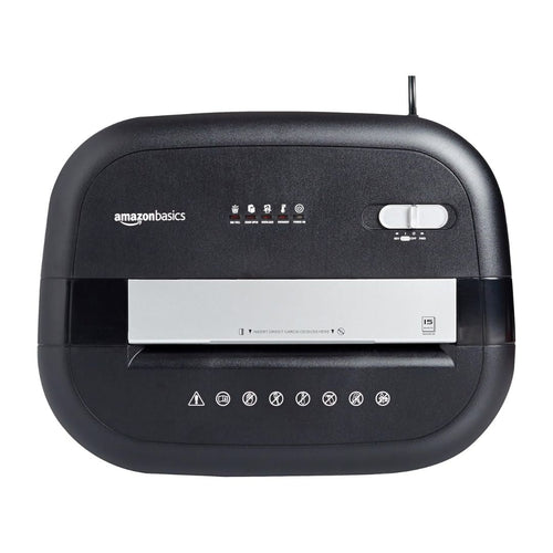 TJM AmazonBasics 15-Sheet Cross-Cut Shredder - Paper, CD & Card