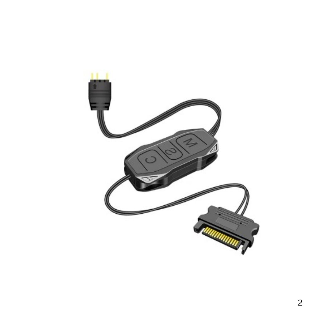 TJM COOLMOON 5V 3PIN ARGB Mini Controller Hub