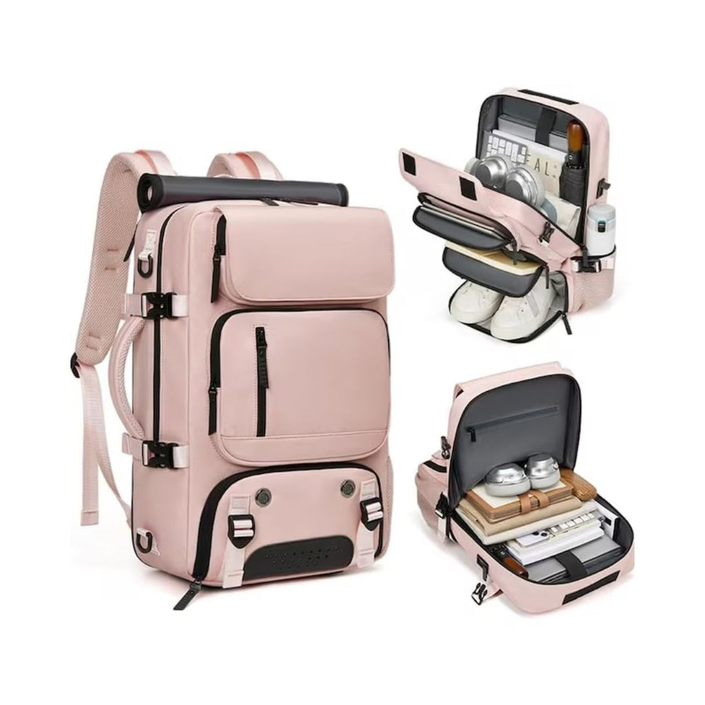 TJM Raptor Travel Hiking Compartments Backpack - Pink