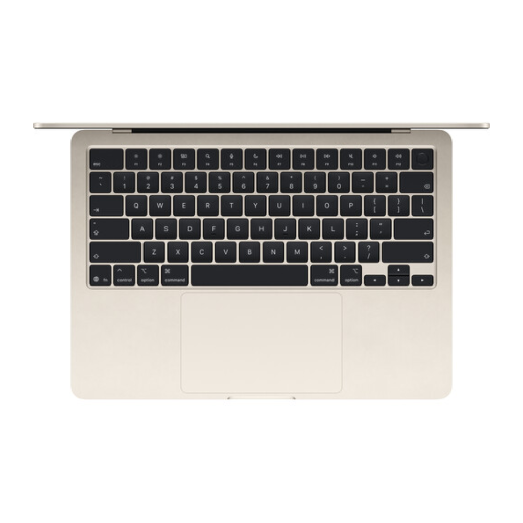 TJM Apple Macbook Air MDHA4LL/A - A3449, M5 Chip (10 Core), GPU (8 Core), RAM 16GB, SSD 512GB, 13.0 (2560 x 1664), Starlight