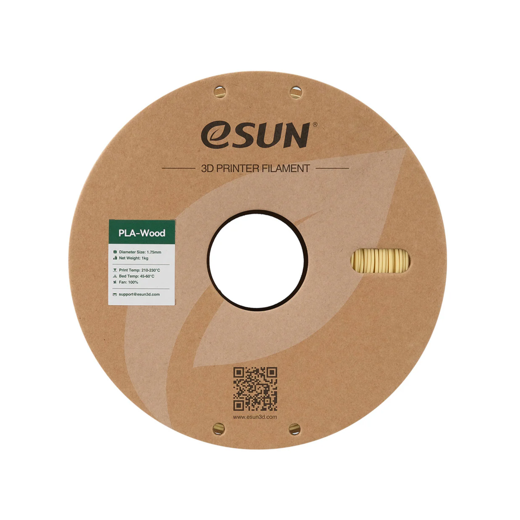 TJM Esun PLA-Wood 3D Printing Filament 1KG - Plain Wood