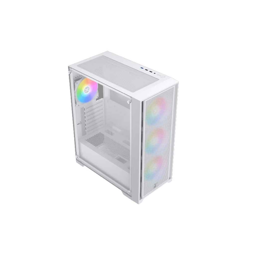 TJM Xigmatek Gaming X II RGB Arctic Mid Tower Case - White