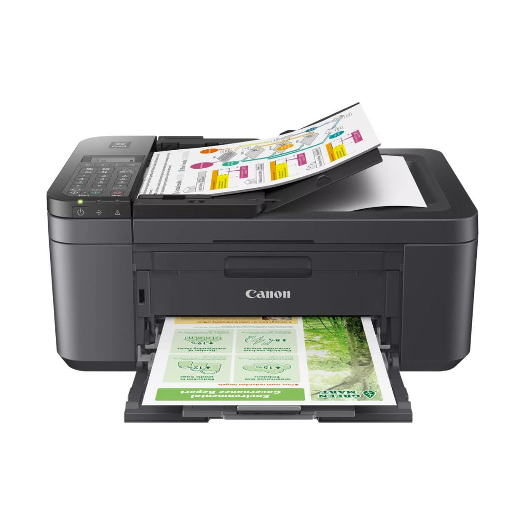 TJM Canon PIXMA TR4645 Wi-Fi, Inkjet Color 4-in-1 Printer, Printing from Smart Devices
