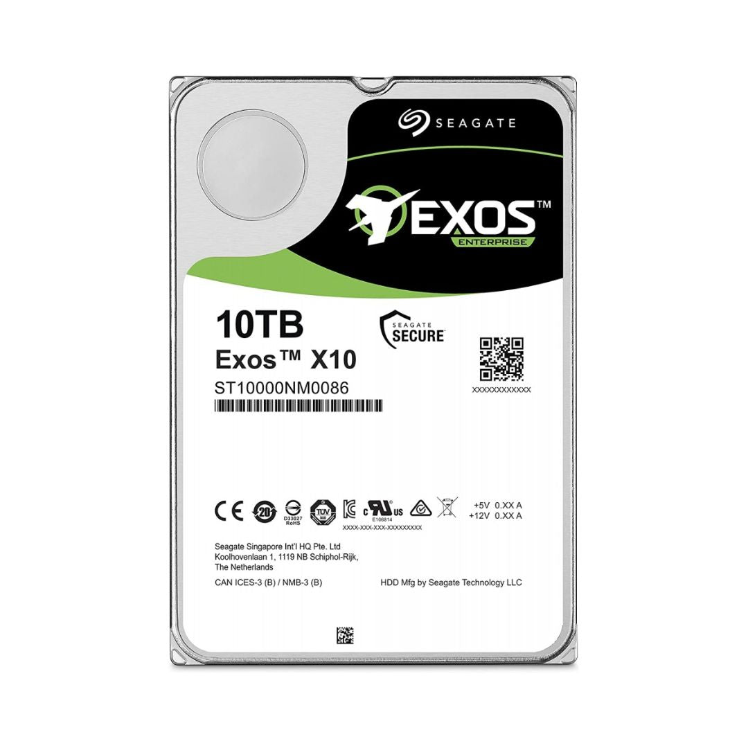 TJM Seagate Exos 3.5 Internal Storage HDD - 10TB