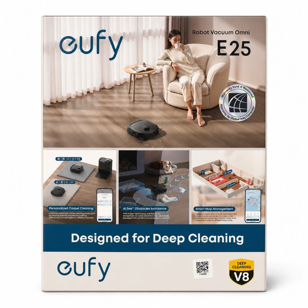 TJM Anker Eufy Robot Vacuum Omni E25 - Black