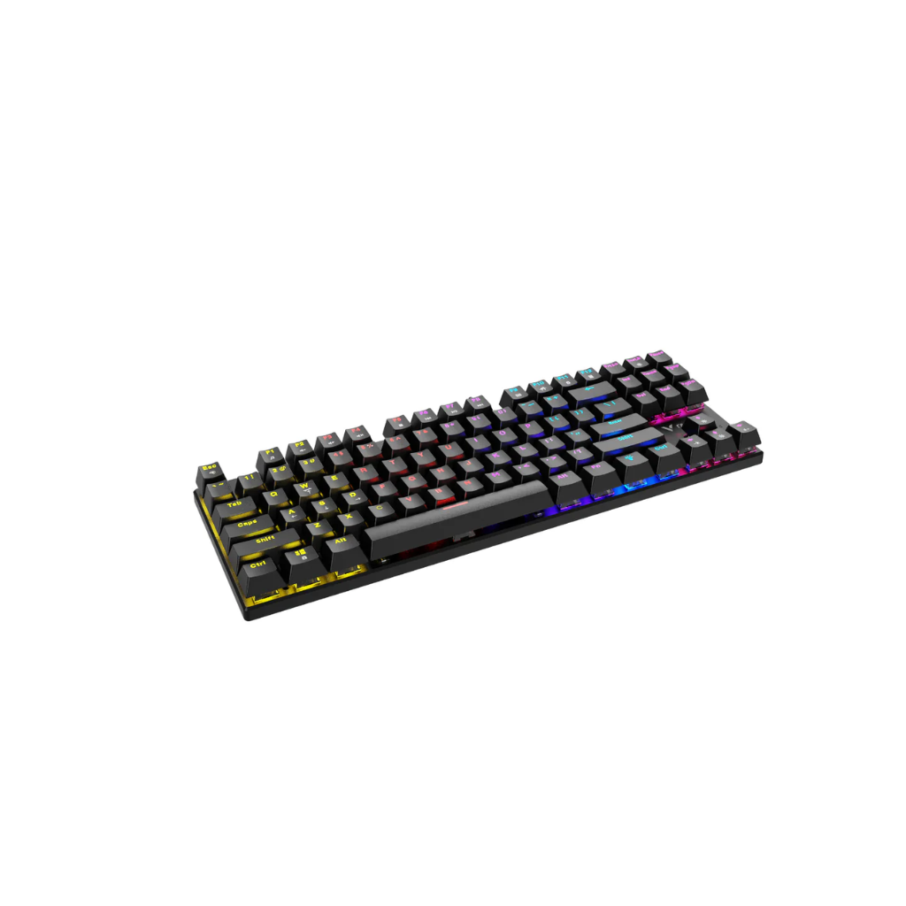 TJM Rapoo GK500-87 Wired 87% Mechanical Gaming Keyboard - Black