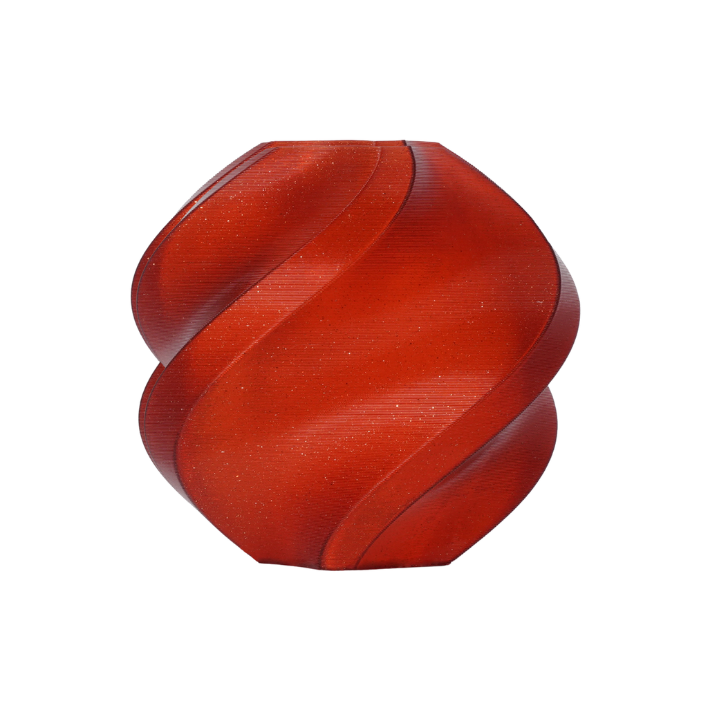 TJM Bambu Lab PLA Crimson Red Sparkle 3D Printing Filament 1KG