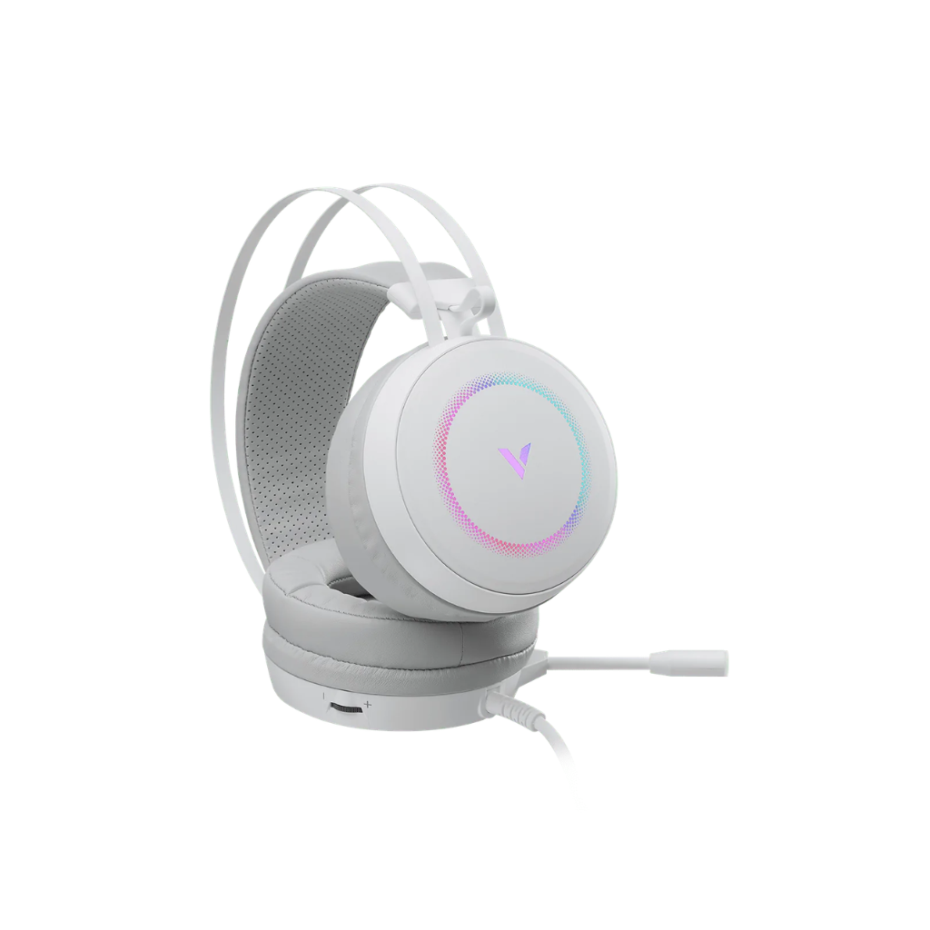 TJM Rapoo VH160S Virtual 7.1 Wired Gaming Headset - White