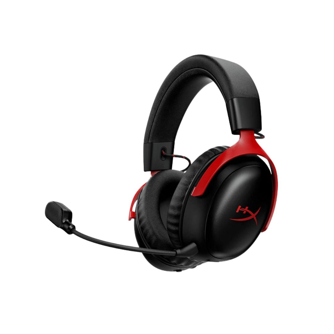 TJM HyperX Cloud III S Wireless Gaming Headset - Black & Red