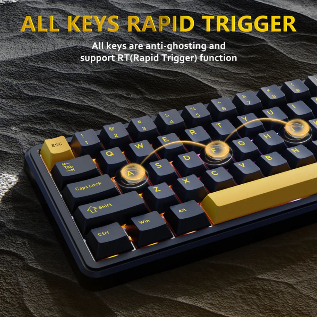 TJM ATTACK SHARK X65 Magnetic Mechanical Keyboard - Starry Night