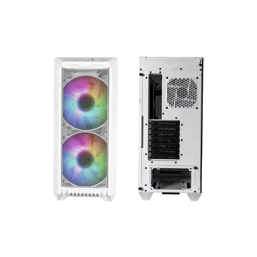 TJM Cooler Master HAF 500 Mid Tower 3 Fan - White