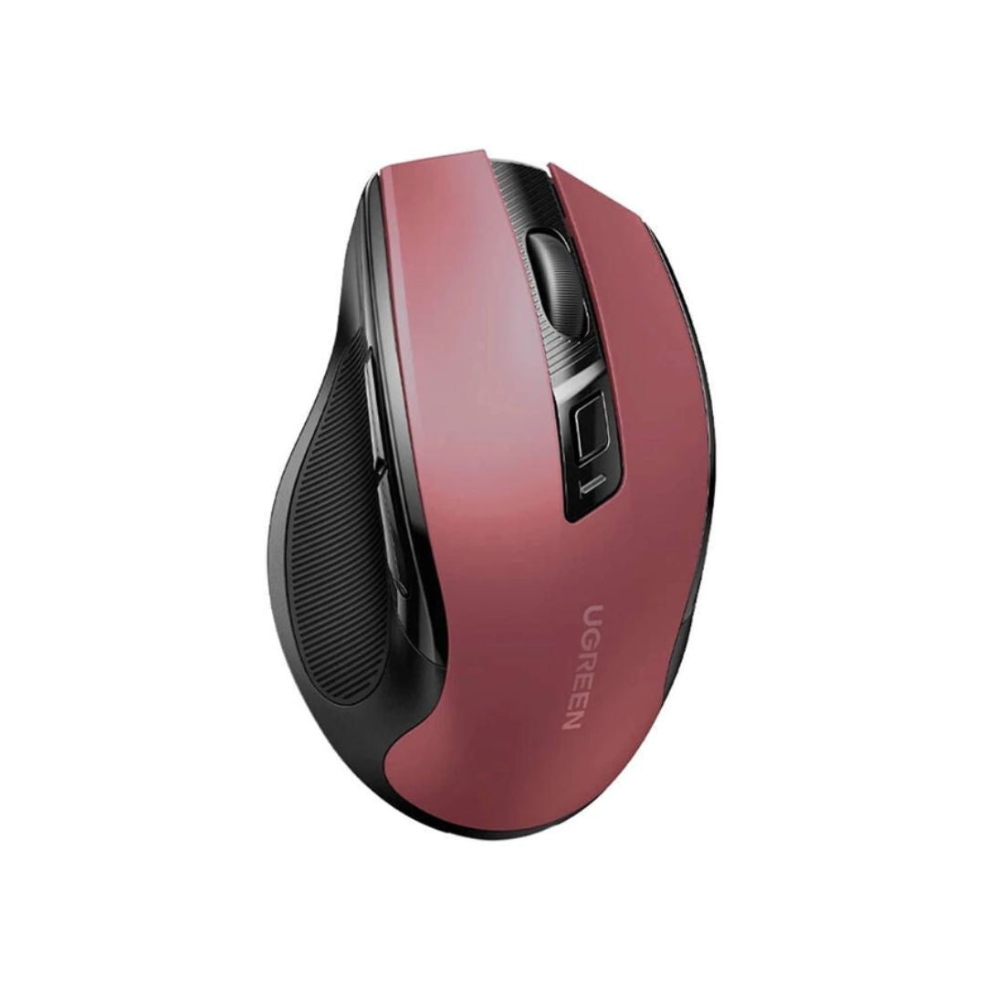 TJM UGREEN MU006 USB Optical Wireless Mouse - Red