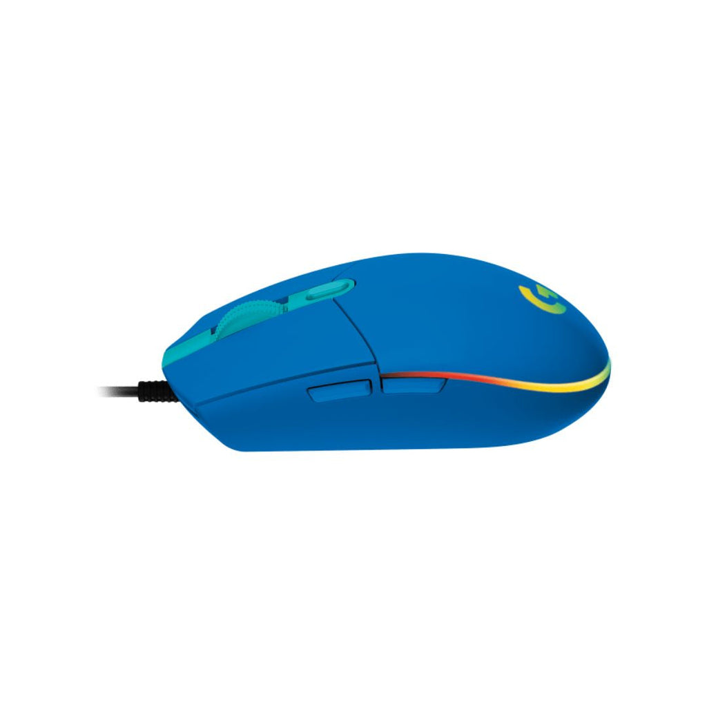 TJM Logitech G203 Blue Wired Gaming Mouse