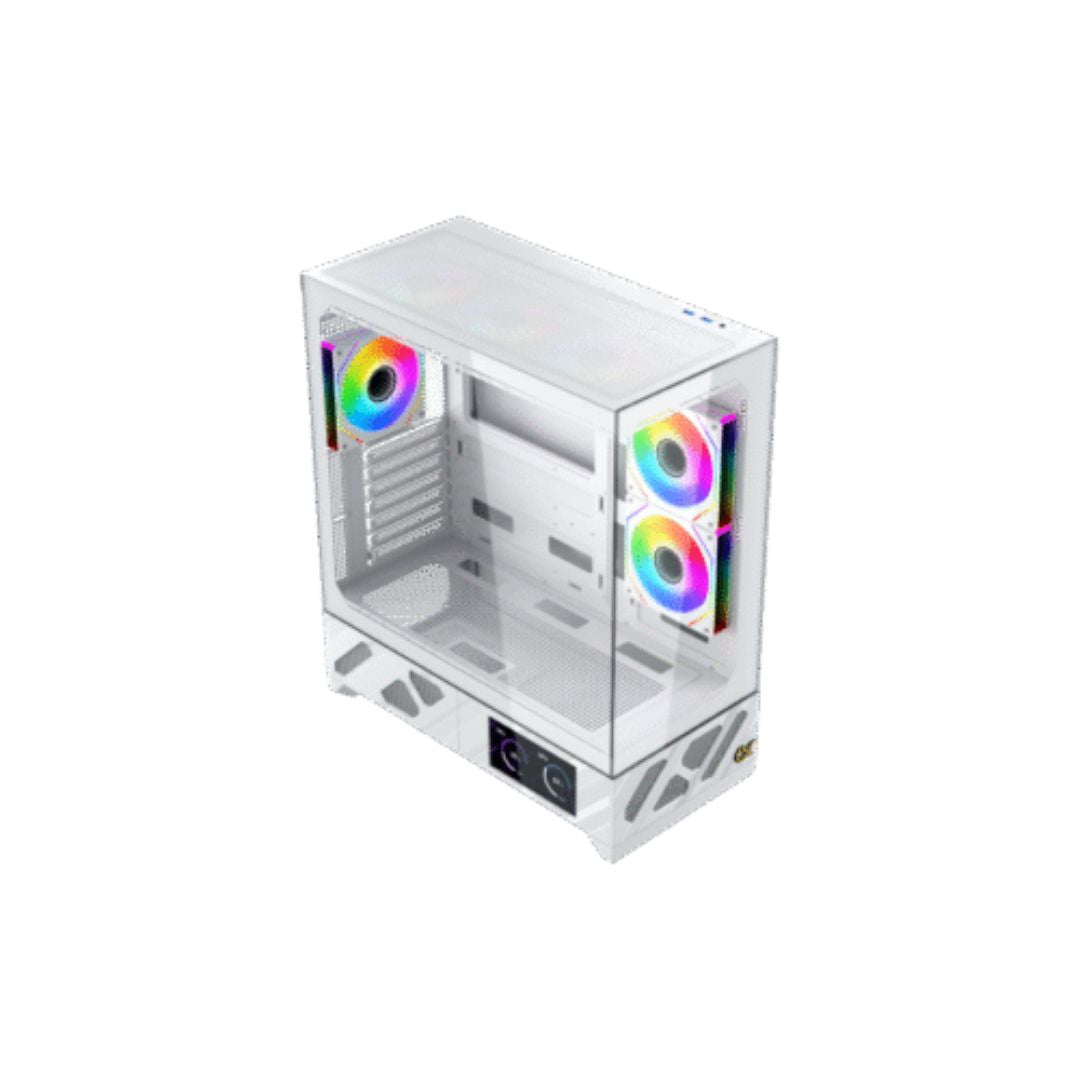 TJM Xigmatek Alphard Pro Arctic Mid Tower Case - White