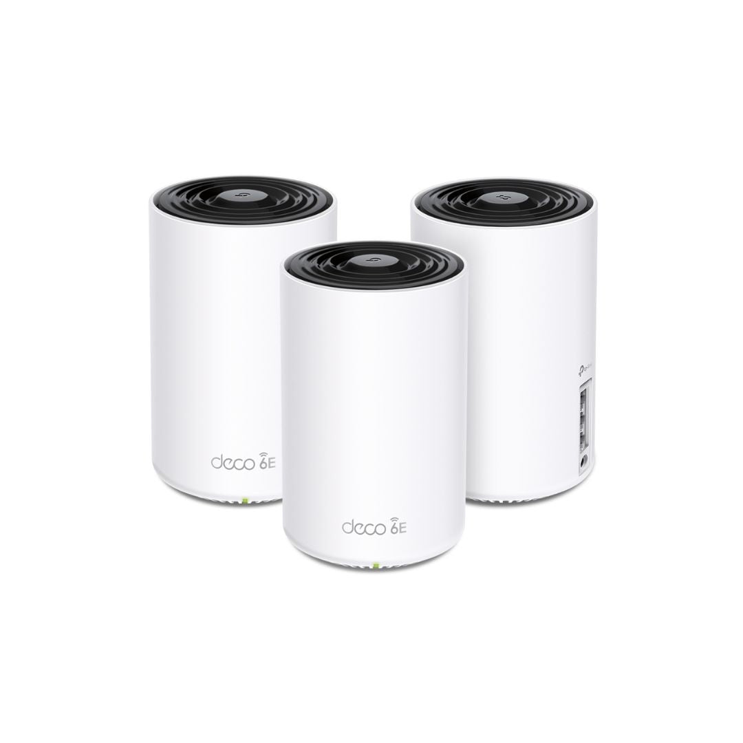 TJM TP-Link Deco XE75, AXE5400 Whole Home Mesh Wi-Fi 6 System 3-Pack