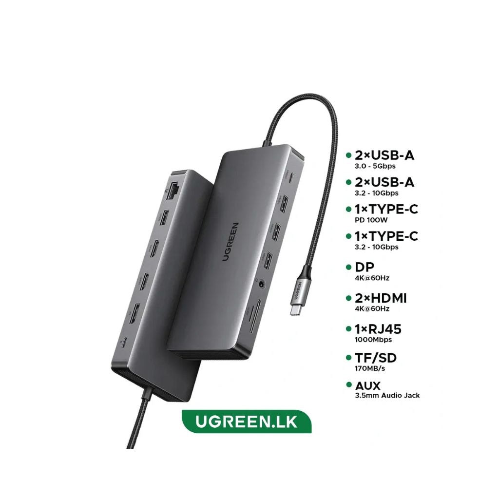 TJM UGREEN USB-C UG-15978 13-in-1 Multifunction Adapter Hub