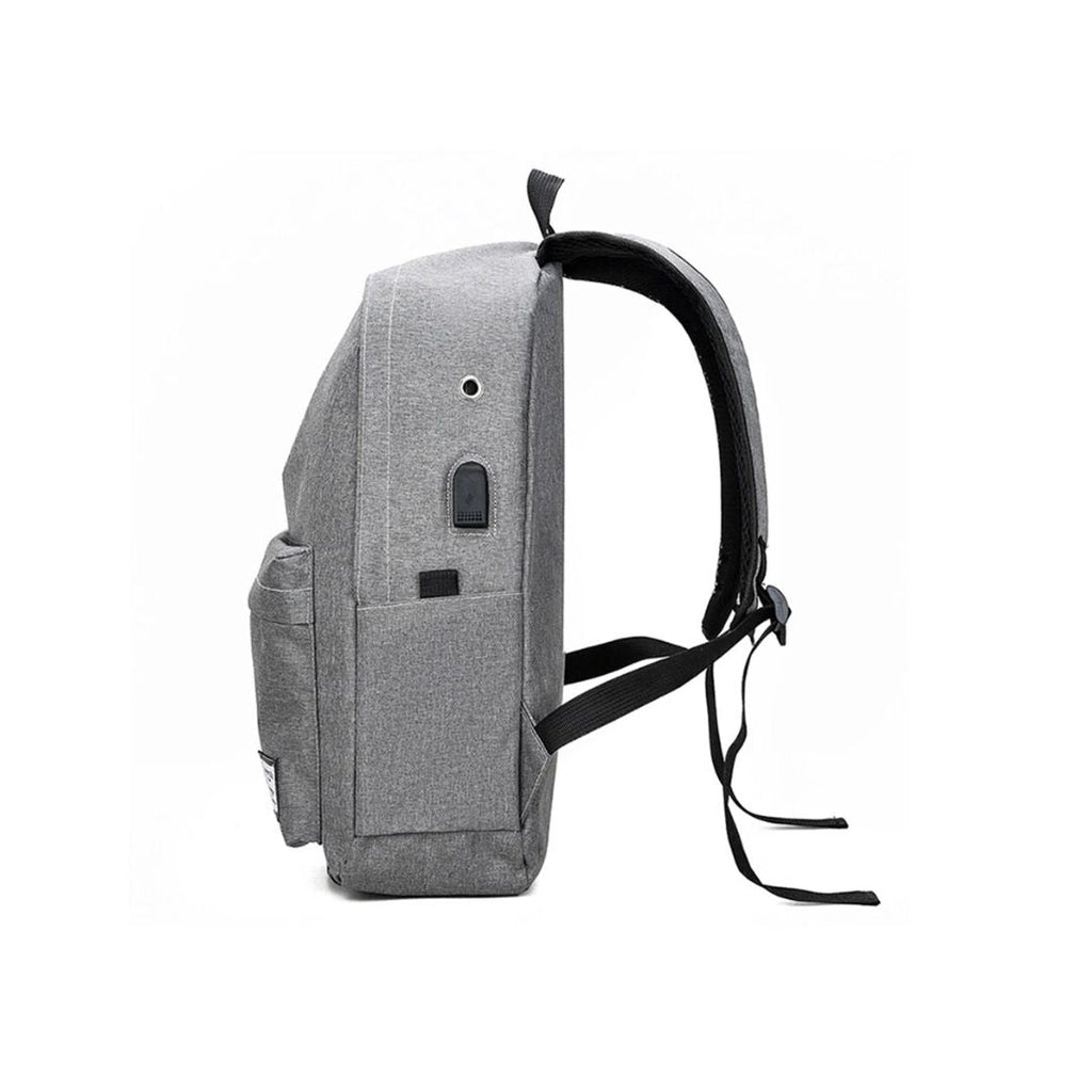 TJM Raptor Business Travel Bag USB 15.6 Backpack - Gray