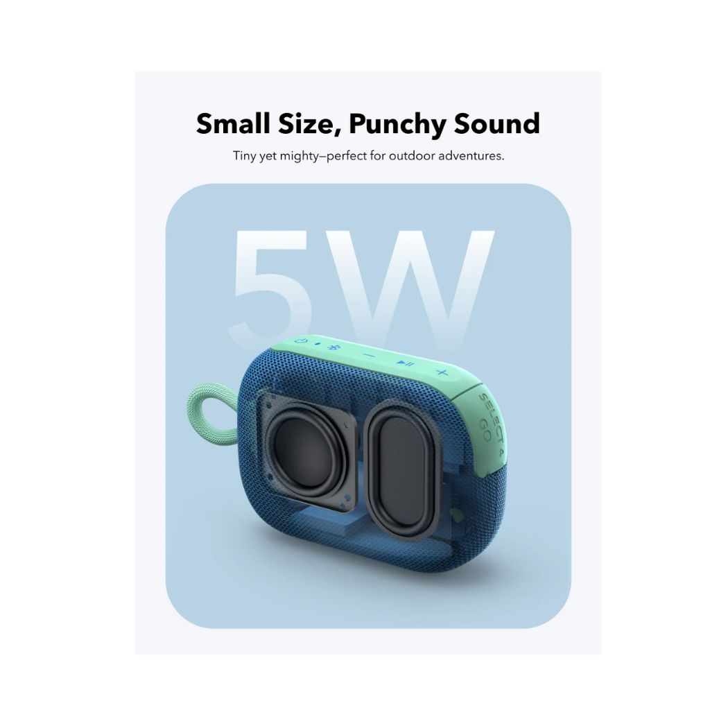 TJM Anker Soundcore Select 4 Go Bluetooth Shower Speaker - Blue