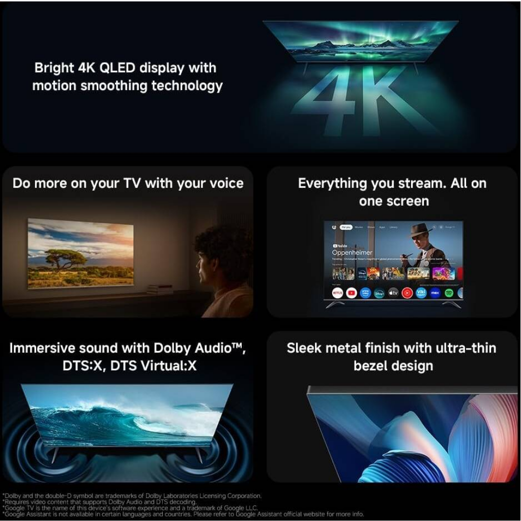TJM Xiaomi TV A Pro 4K (3840 × 2160) 43 Inch 60Hz Smart